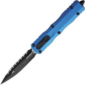 Microtech Automatic Pocket Knife Dirac Delta D/E OTF Blue - MCT2273BL